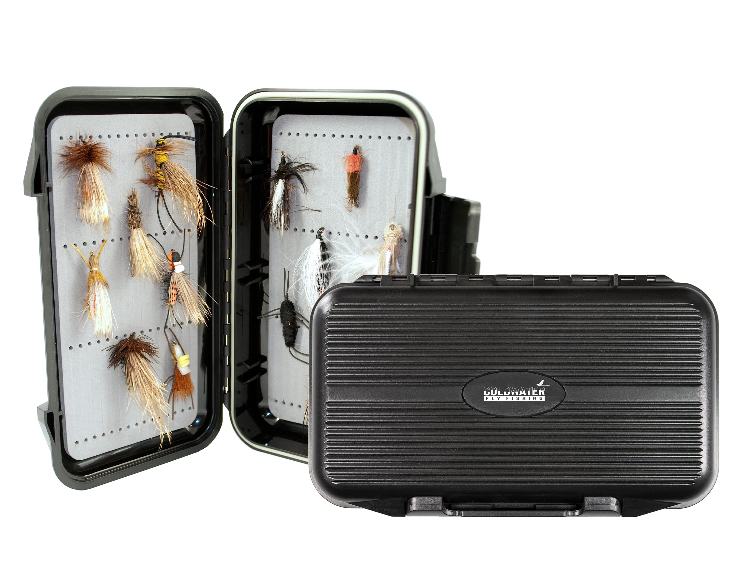 Kingfisher Salmon Fly Box for Large Streamers and Flies