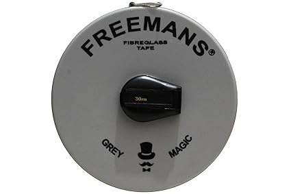 SD Enterprises 30 Meter / 100 Ft Freemans Fibra Fiber Glass Measuring Tape