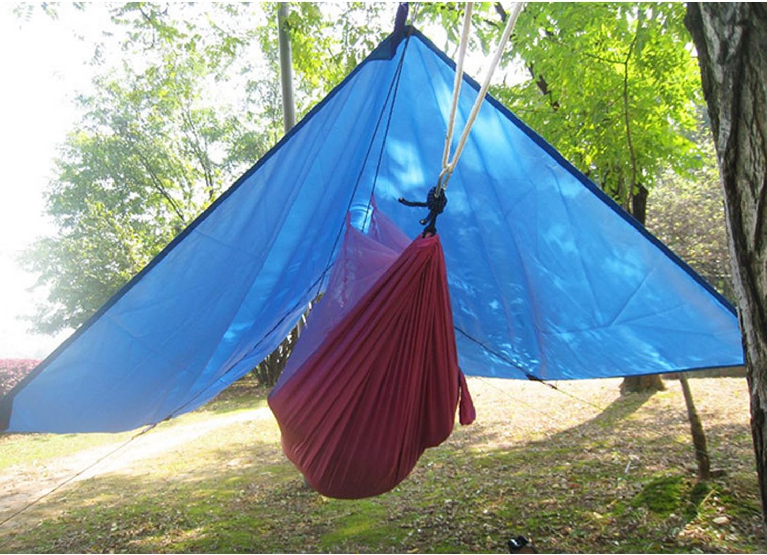 Camping & Hiking 210*150cm AnitUV Tent Tarp Rain Sun Shade Hammock