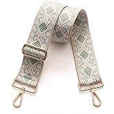 S-Jacorry Purse Strap Replacement Crossbody Wide Shoulder Strap Adjustable Canvas Straps Handbag Strap Replacement Belts
