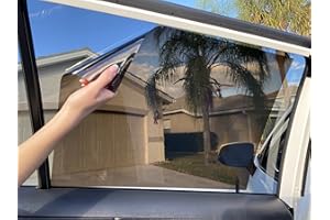 ClingShade TuckVisor Car Side Sun Visor Baby Window Sun Shade Visor Shades Windshield Sunshade Visors Extenders for Cars Trucks SUVs (4 Pack)
