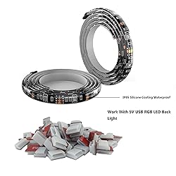 Threetwofour LED Strip Light Clips self Adhesive