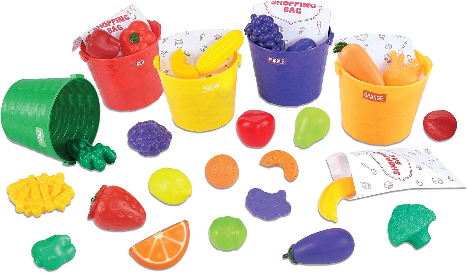 Toy Chef Farmers Market Learning Set, Fruits and Vegetables