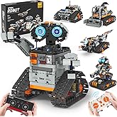 5in1 STEM Robot Building Kit for Kids 6-14+, APP & Remote Control STEM Robot Dinosaur Car Building Toys for Kid Science Learning, 688 Pcs DIY Building Blocks Set, Boys Girls Birthday Xmas Gifts Ideas
