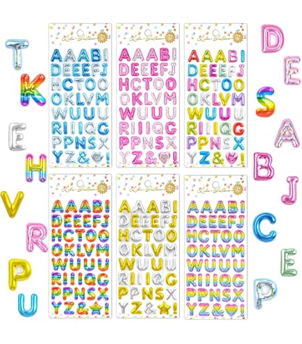 Darice Red Alphabet & Number Stickers – 148 Count, 2.5 Inches Tall, For Scrapbooking, Banners, Posters & DIY Crafts