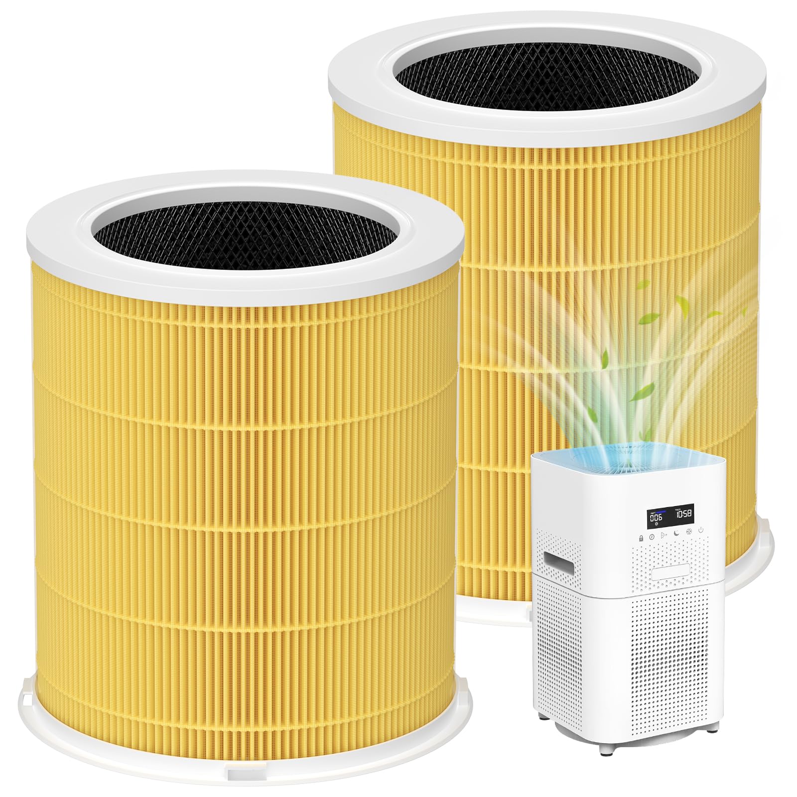 Photo 1 of 2 Pack AP401 AP402 Pet Care Filter Replacement, Compatible with Dayette AP401 AP402 and JOWSET AP402 AP403 Air Purifiers for Large Room up to 3000Ft², Efficient Air Filter, Designed for Pet Odors