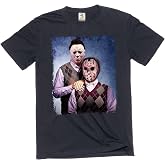 Jason and Michael Halloween Step Brothers Movie T-Shirt, Michael Myers Halloween T-Shirt