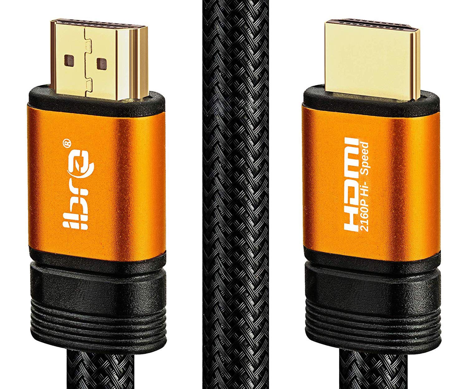 IBRA 4K HDMI Cable 1M HDMI Lead - Ultra High-Speed 18Gbps HDMI 2.0b Cord 4K@60Hz UHD 2160p ORANGE โ image 1