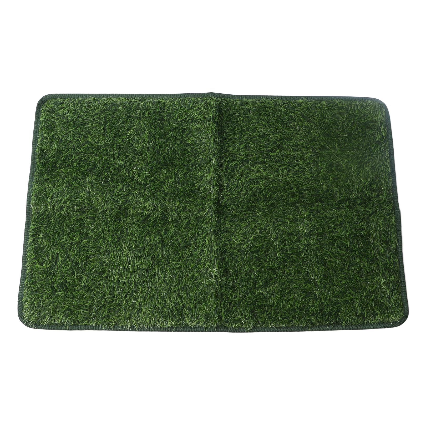 Qcwwy Dog Toilet Tray,Reusable Portable Dog Litter Potty Tray Artificial Grass Puppy Pee Pad Dog Balcony Potty Dog Fake Grass Pee Tray for Apartment and Patio Pet Potty Training