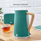 Swan Nordic Cordless Jug Kettle 1.7L 3KW Fast Boil Green SK14610GREN view 3