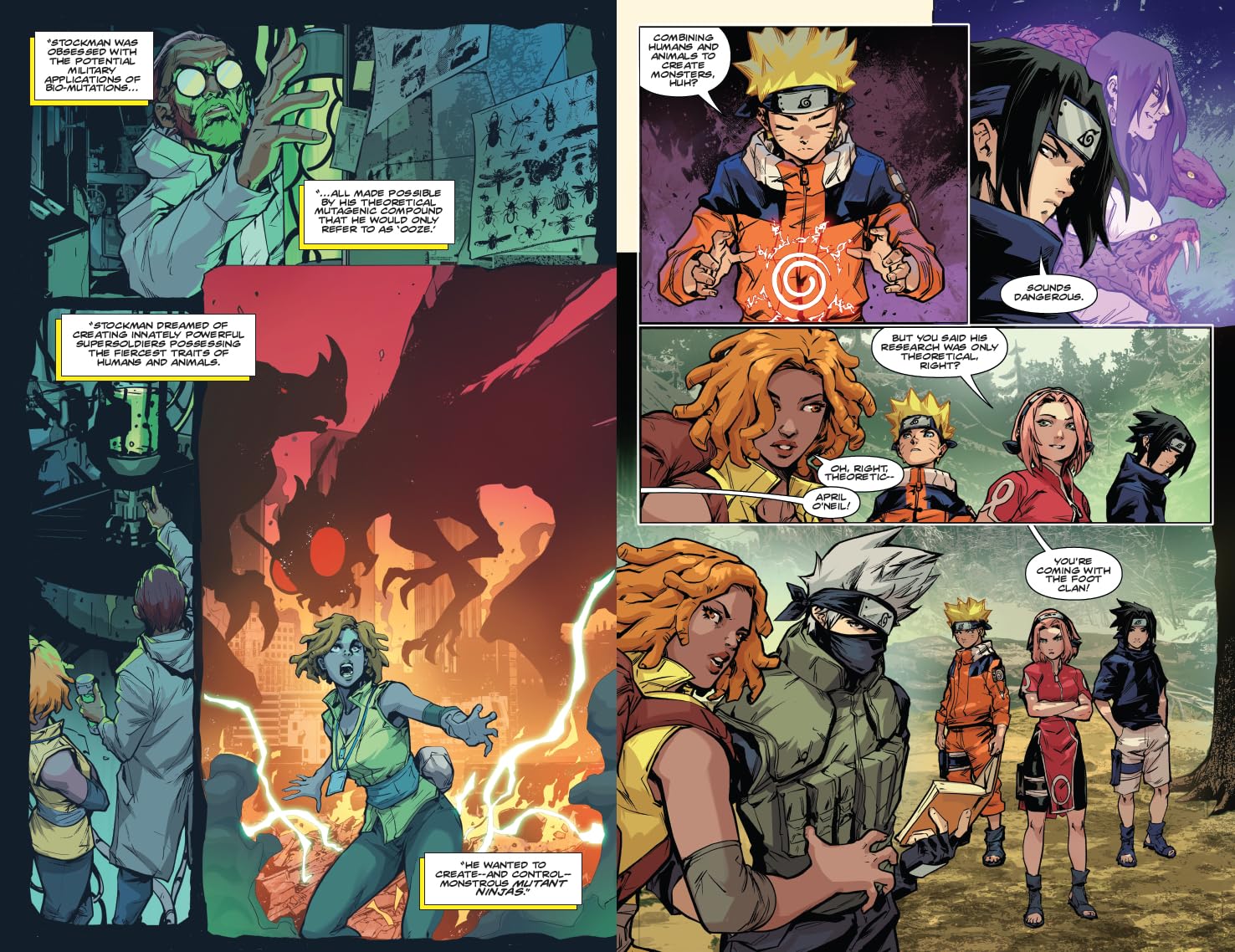 Teenage Mutant Ninja Turtles x Naruto