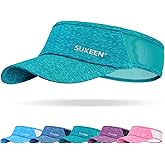 Sukeen Sports Sun Visor Men Women Lightweight Portable Cooling Stretchy Visor Hat for Running, Golf, Daily Wear