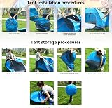 Hibtn Pop Up Tent 1 Person Instant UV 50+ Sun Shelter Lightweight Beach Tent view 7