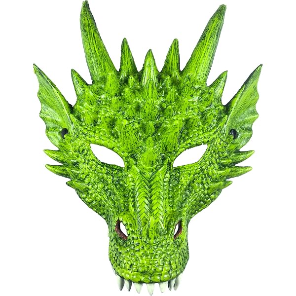 Amazon.com: LUOZZY 3pcs Dragon Mask Chinese Dragons Cosplay Skull