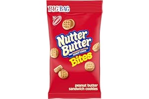 Nutter Butter Bites Peanut Butter Sandwich Cookies Big Bag, 1 package (3oz)