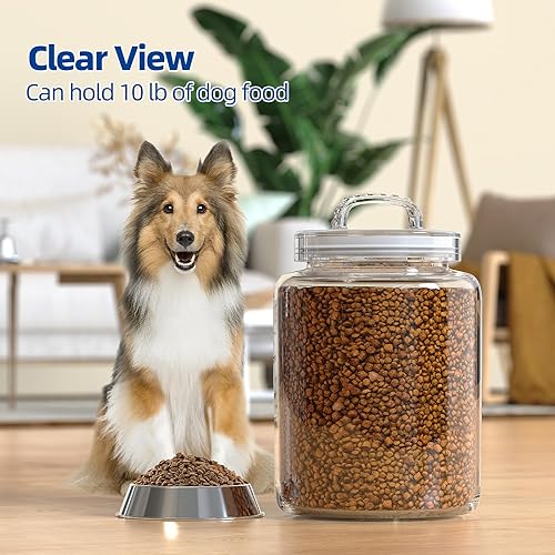 Treat Holder Dog Cookie Jar Amazon Daitouge Gallon Glass Jar With