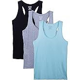 Caramel Cantina 3 Pack Cotton Racerback Tank Top