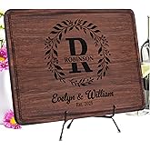 Wedding Gifts for Couples 2026 – Personalized Engraved Cutting Board, Customized Walnut Charcuterie Board, Unique Anniversary, Christmas, Bridal Shower, Housewarming and Engagement Gift Idea