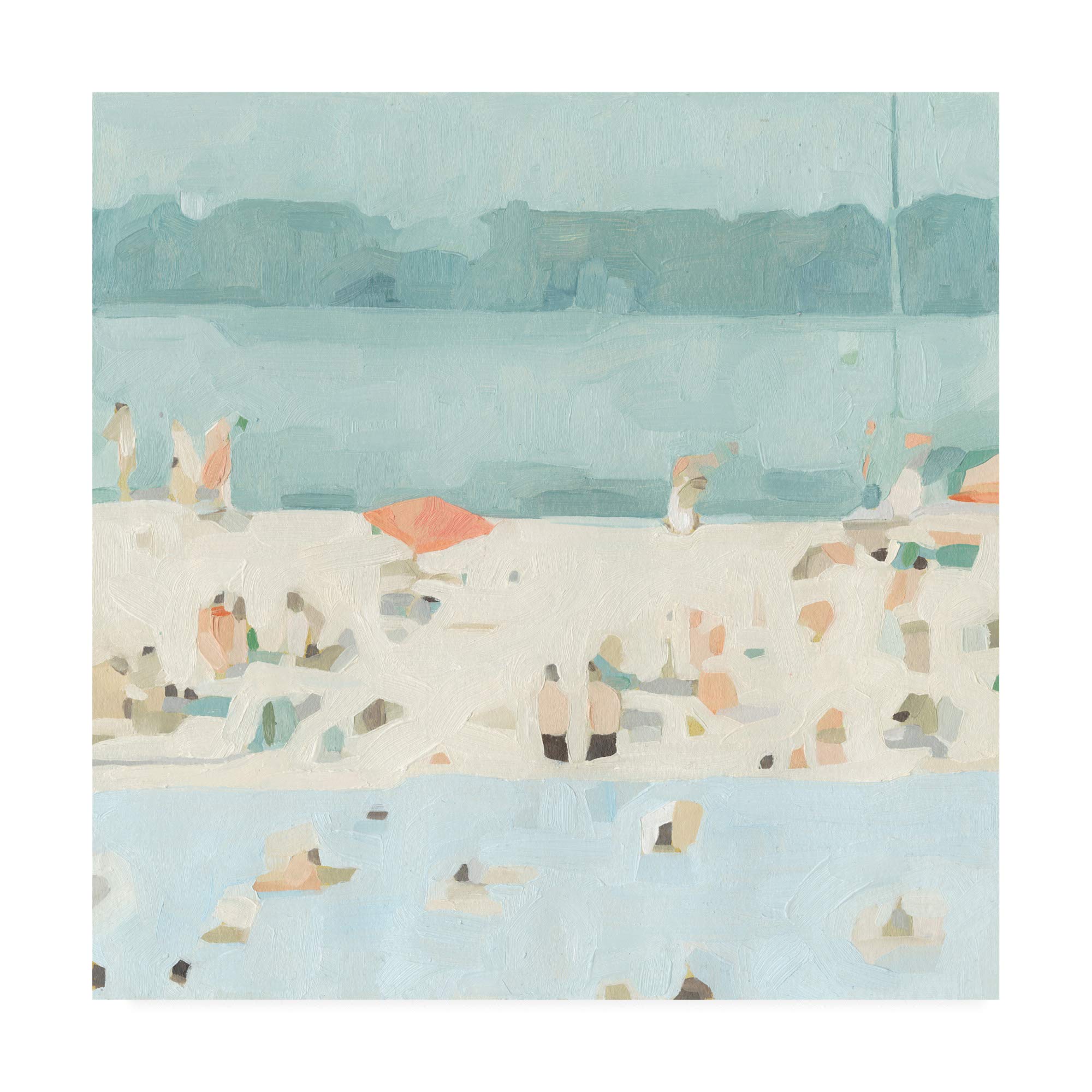 Photo 1 of Trademark Fine Art Sea Glass Sandbar II by Emma Scarvey, 14x14
