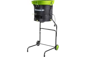 EARTHWISE POWER TOOLS BY ALM Earthwise LM71313 Amp 13-Inch Corded Electric Leaf Mulcher/Shredder, Green