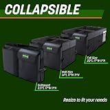 Drive Auto Products Car Boot Organiser Gray with Tie Down Straps view 4