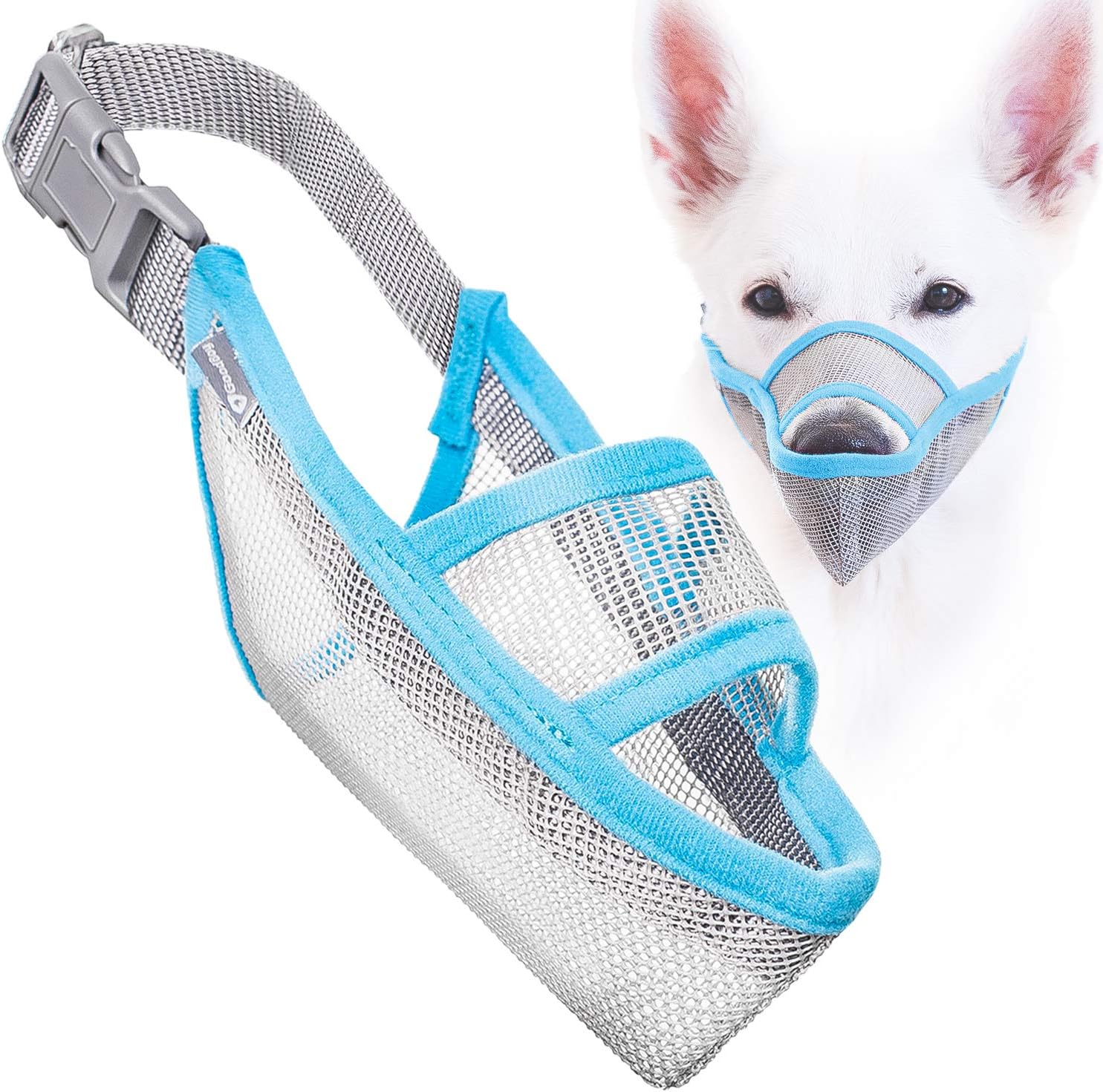 Gentle Mesh Muzzle Guard Dogs Prevents Biting Unwanted