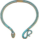 Flyonce Halloween Snake Scorpion Choker Necklace for Women Costume Statement Vintage Punk Rock Gothic Animal Serpent Snakes Cosplay Jewelry Accessories