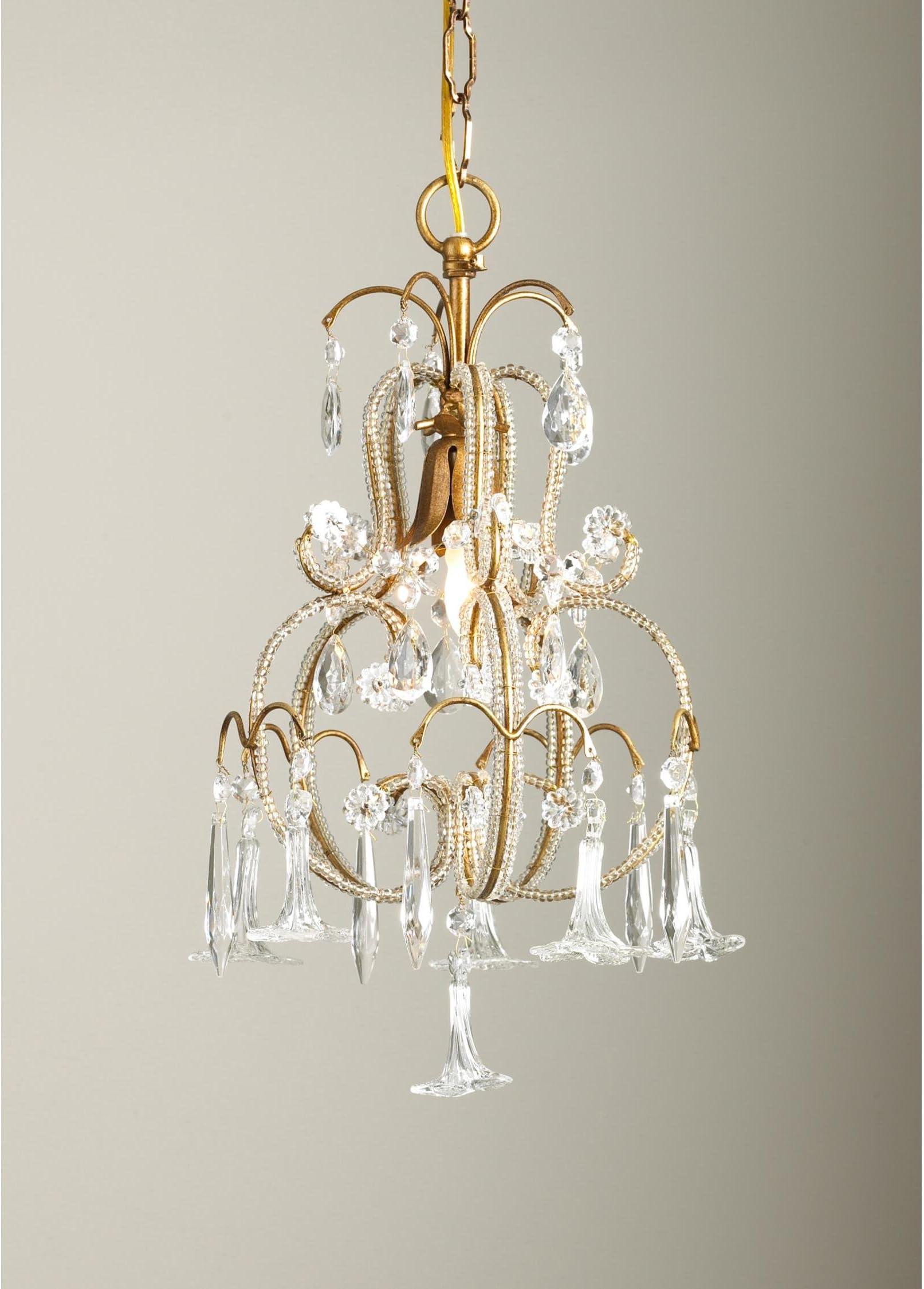 Chelsea House 68000 Temple Chandelier44; Italian Gilt Frame