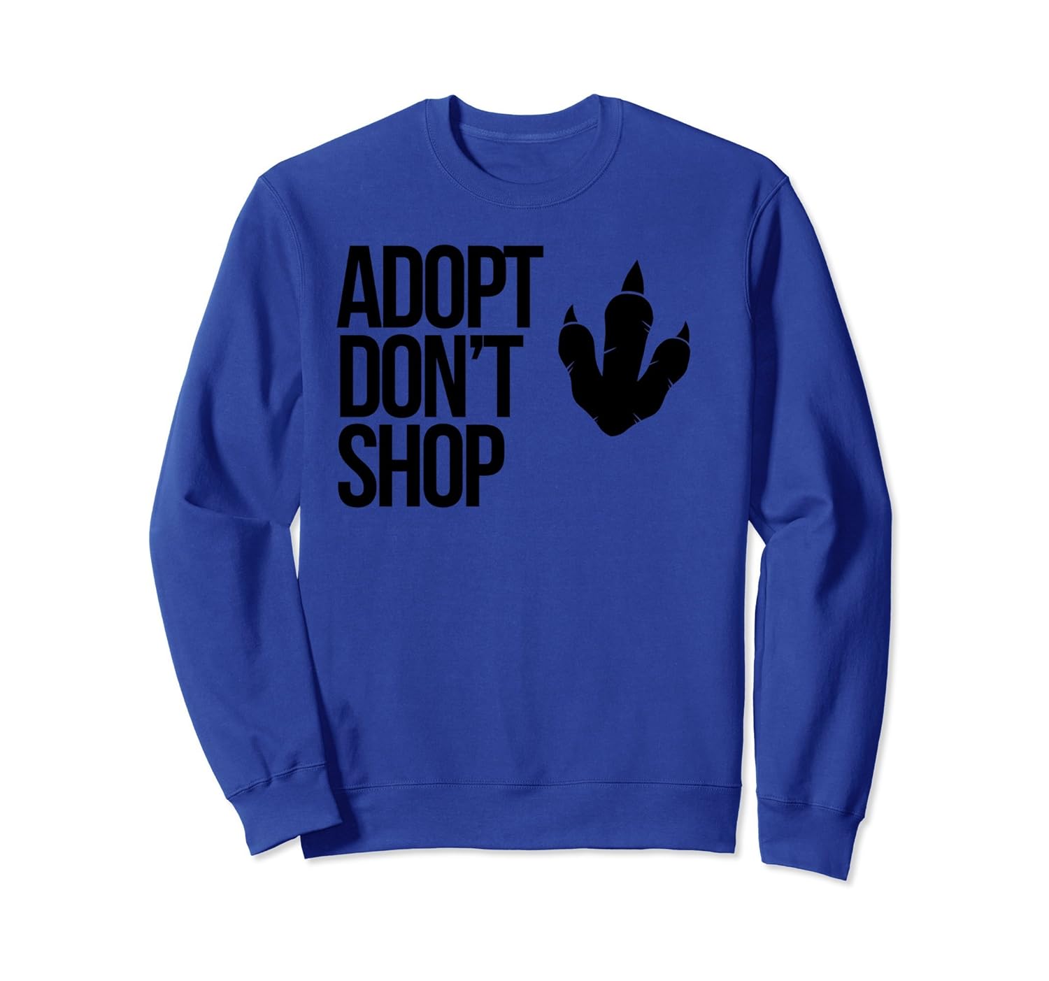 Adopt Dont Shop Dinosaur Footprint Trending Dino Pet Sweater-anz