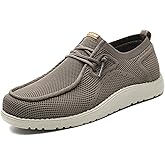 1TAZERO Men's Extra Wide Slip-On Shoes Loafers Orthopedic Diabetic Shoes for Swollen Feet Comfortable Walking with Arch Support for Plantar Fasciitis