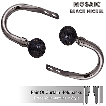 Viceroy Bedding Mosaic Ball Pair Of Matching Holdback To Stunning