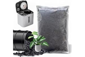 Replacement Activated Charcoal Filters for Merior Kitchen Compost Bin, Odor Absorbing Filter Refills Compatible with Electric Countertop Compost Bin and Other Indoor Smart Compost Bin