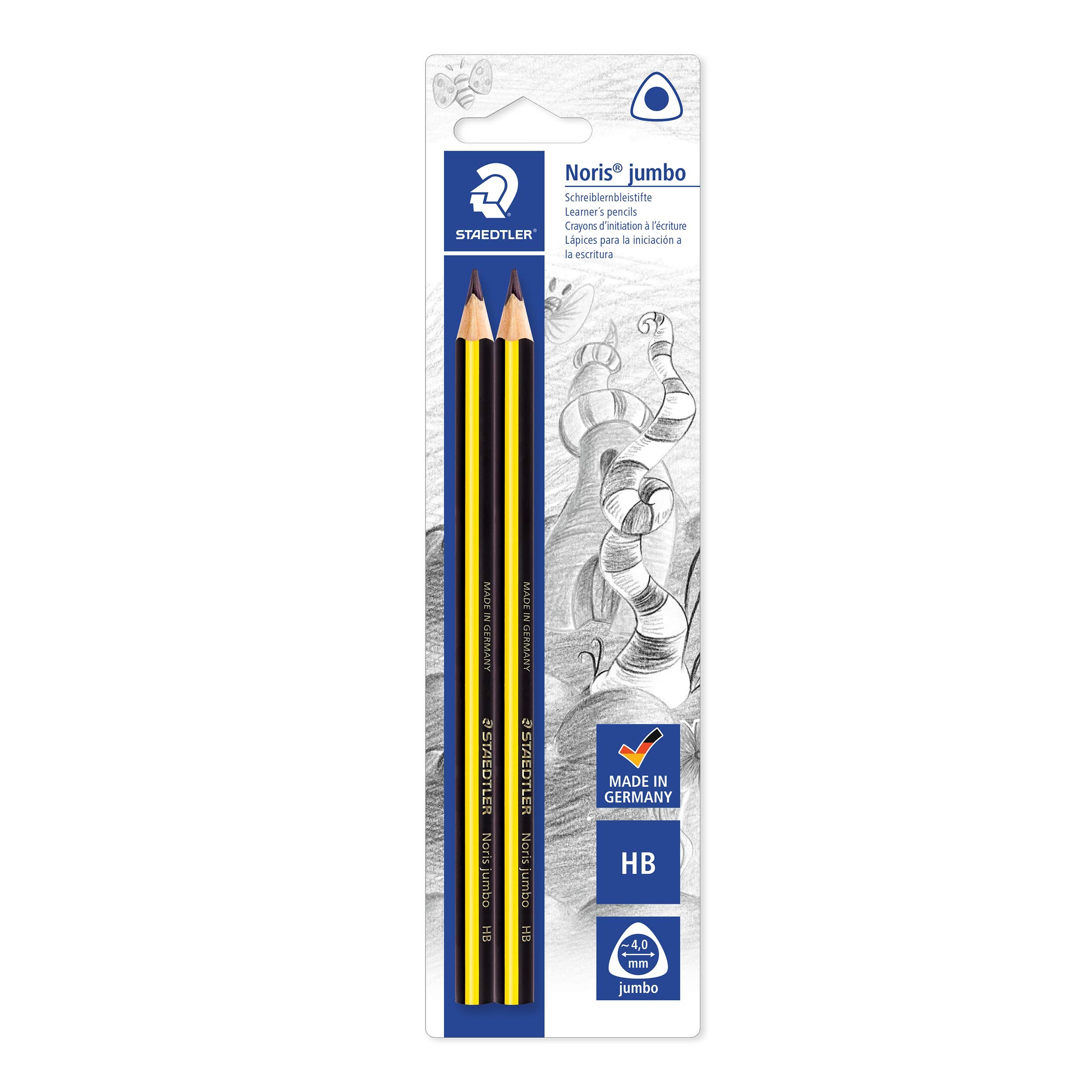 Staedtler Noris Jumbo Learning Pen - HB Hardness (Pack of 2)