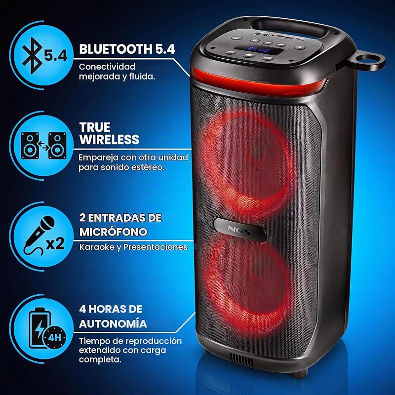 Wild Glam – Coluna Compatível com Bluetooth