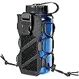 OneTigris Molle Water Bottle Holster, 32oz Adjustable Water Bottle Holder Tactical Water Bottle Pouch Lightweight Kettle Pouch Belt Bottle Carrier Bag with Straps for Outdoor Sports