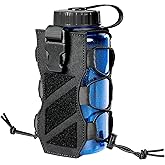 OneTigris Molle Water Bottle Holster, 32oz Adjustable Water Bottle Holder Tactical Water Bottle Pouch Lightweight Kettle Pouch Belt Bottle Carrier Bag with Straps for Outdoor Sports