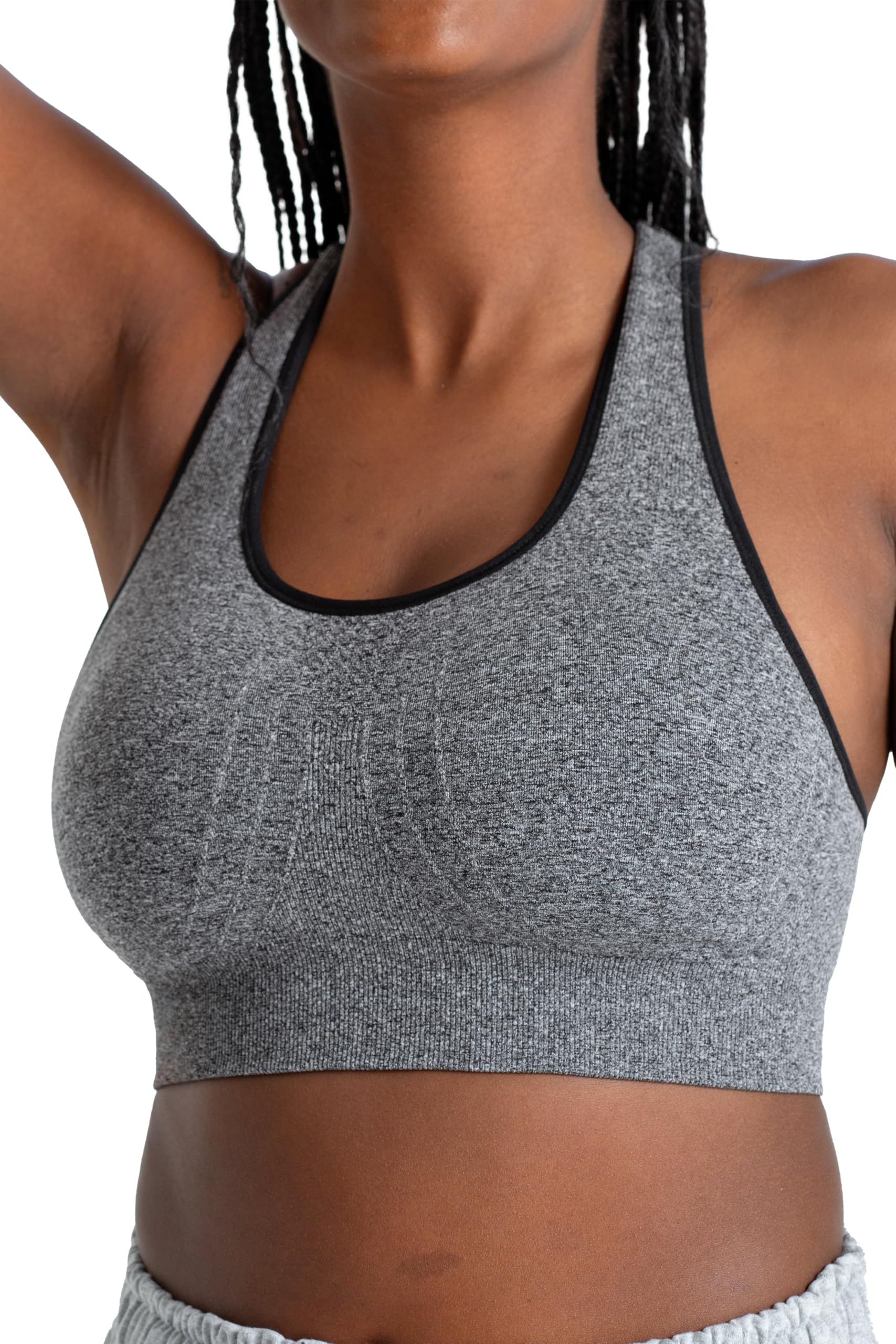 Photo 1 of Truekind Racerback Sports Bras for Women, High Support Workout Tops for Women, Workout Bra Plus Size