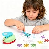 XUBX 4 Pcs Craft Punch Set Butterfly Star Heart Snowflake Embossing view 3