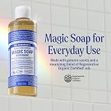 Dr. Bronner's Peppermint Pure-Castile Soap 473ml Organic Fair Trade Vegan view 2
