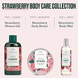 The Body Shop Strawberry Body Butter 200ml Vegan Moisturiser 96hr view 6