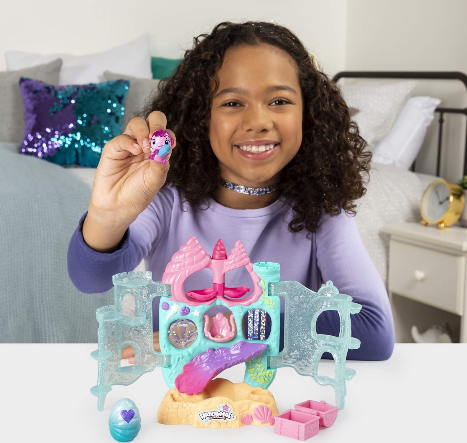 hatchimal mermal castle
