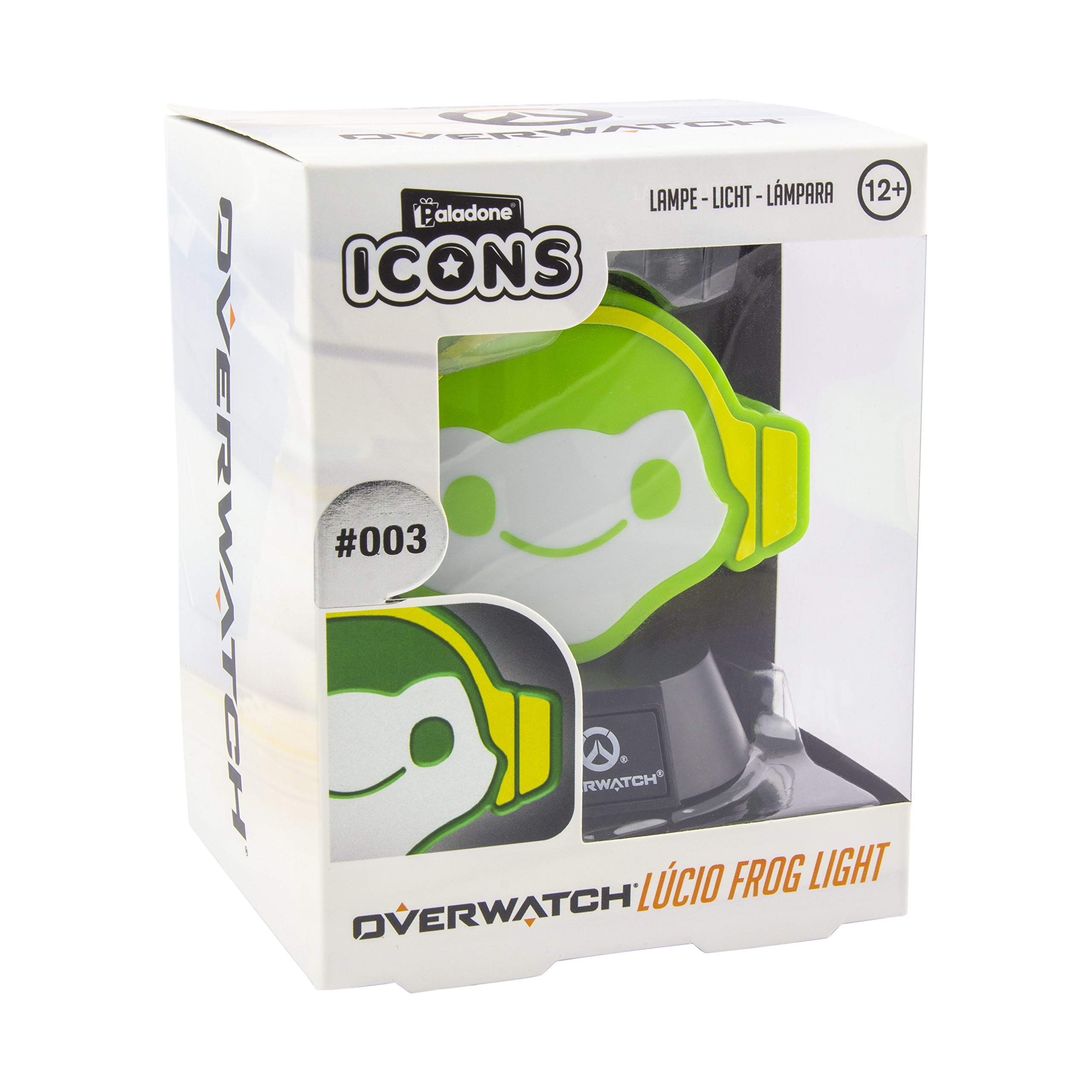Overwatch Lucio Icon Light | Collectable Lucio Lamp | Ideal for Kids Bedrooms, Office & Home | Pop Culture Gaming Merchandise