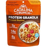 Catalina Crunch Protein Granola, Peanut Butter, 8 oz Bag (Pack of 1) | Low Sugar Breakfast Cereal with 14g of Protein, Gluten Free, Excellent Source of Fiber, Packaging May Vary