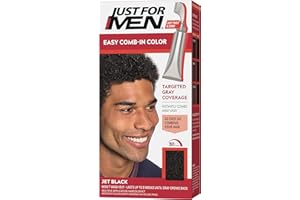 Just For Men Auto Stop Hair Color Jet Black # A-60 by Just For Men for Men - 1 Application Hair Color
