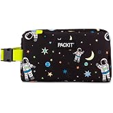 PackIt Freezable Snack Box, Spaceman | Built-in ice packs, EcoFreeze+ Technology, Mini cooler, Office snacks, Small lunches, Buckle handle, Collapsible, Reusable
