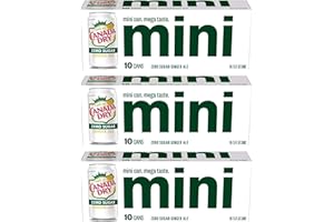 DIET GINGER ALE Canada Dry zero Ginger Ale 10/pack 7.5 oz, total 30 cans 225 fl oz