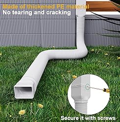 Ogutter Rain Gutter Downspout Extensions, Downspout