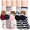 Jeasona Women's Cat Socks Cat Gifts Cute Animal Socks Dog Owl Gifts for Women