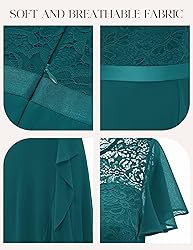 BeryLove Prom Dresses for Women Wedding Guest