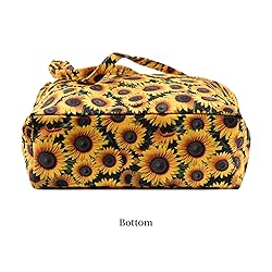 TOPASION Cute Corduroy Tote Bag Canvas Shoulder
